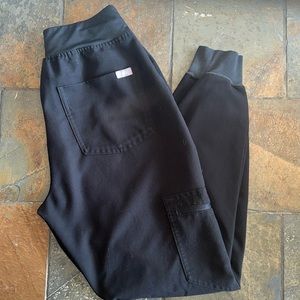 FIGS Scrubs High-Waisted Zamora Joggers XS Petite Black